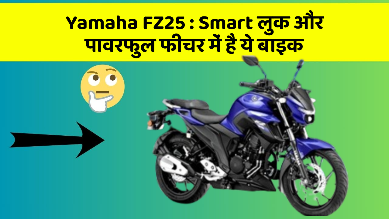 Yamaha FZ25: Smart लुक और पावरफुल फीचर में है ये बाइक