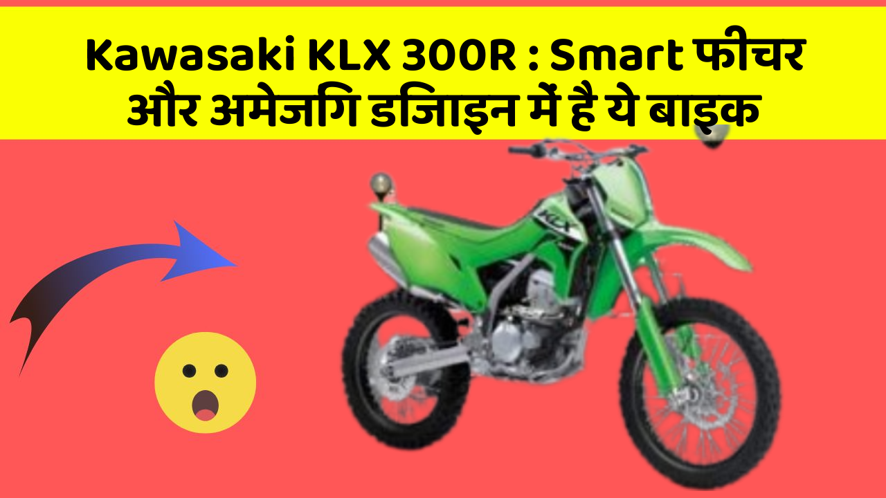 Kawasaki KLX 300R: Smart फीचर और अमेजिंग डिजाइन में है ये बाइक